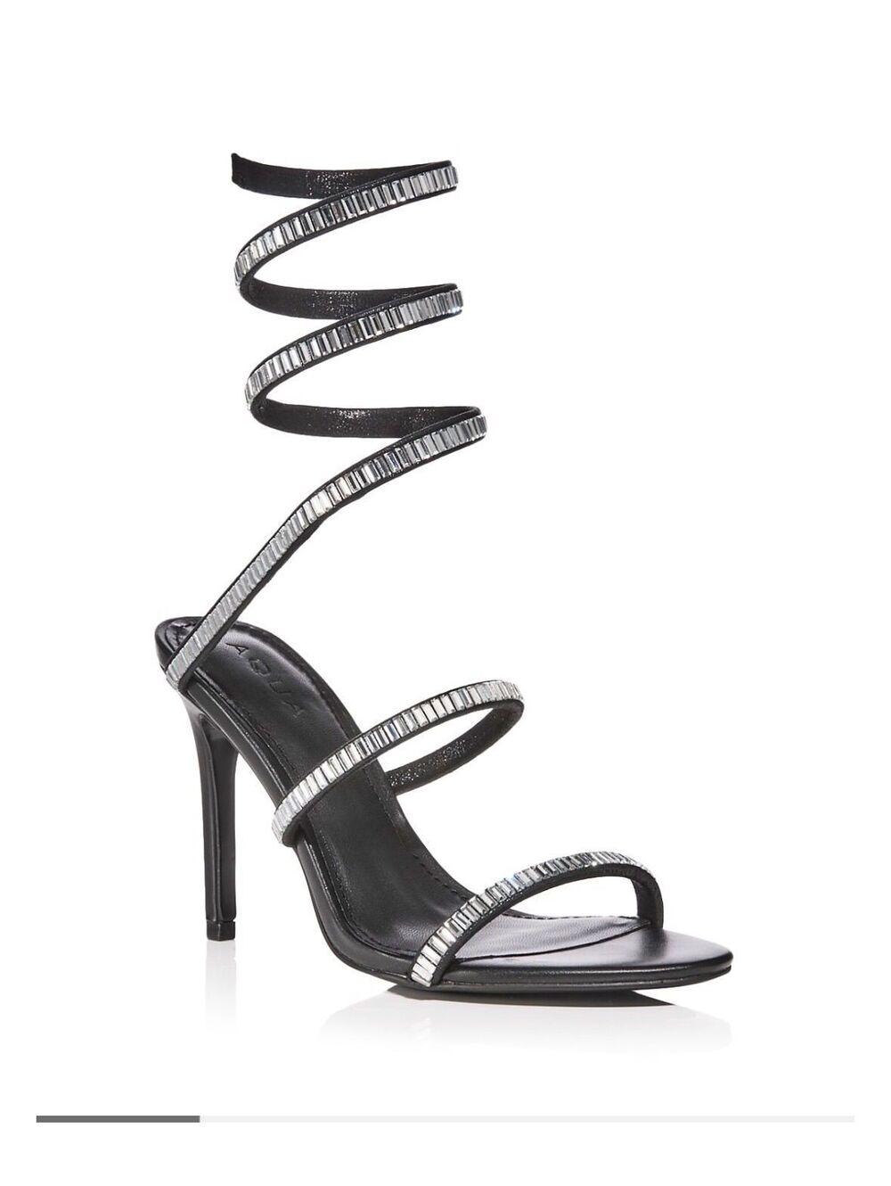 Aqua Dyon Wrap Around Strap Heeled SaNdals 7.5